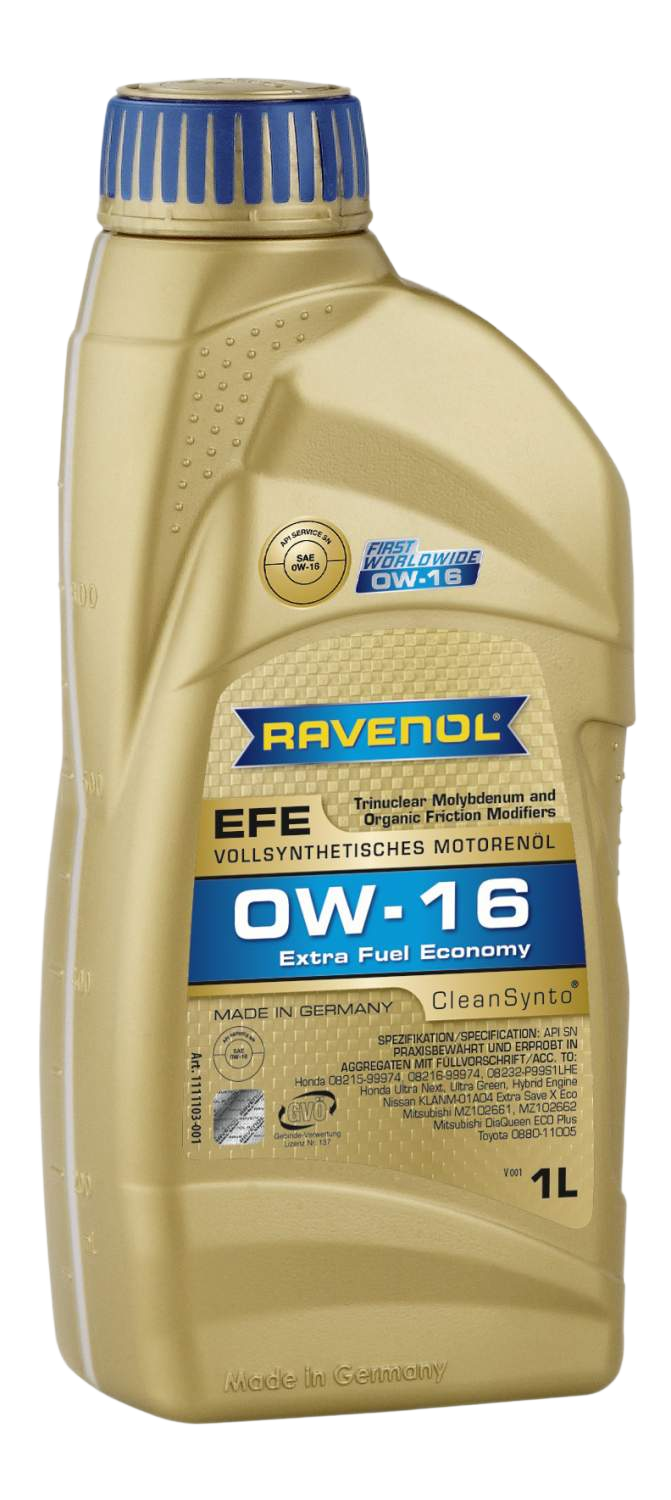 Моторное масло Ravenol EFE Extra Fuel Economy SAE 0W-16, 1л